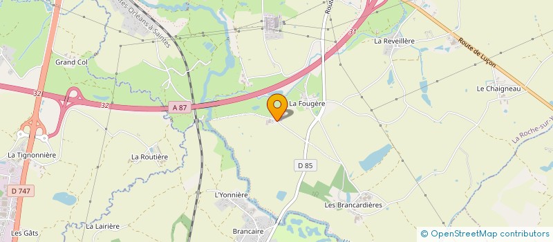 localisation de l'entreprise L'ANTRIE à LA ROCHE-SUR-YON