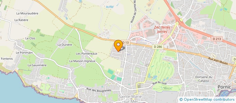 localisation de l'entreprise L'ANTULEAU  PORNIC