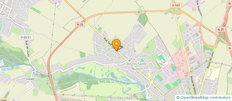 localisation de l'entreprise L'ANZINNOISE  ANZIN-SAINT-AUBIN