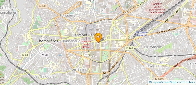 localisation de l'entreprise L'AOU SOU  CLERMONT FERRAND