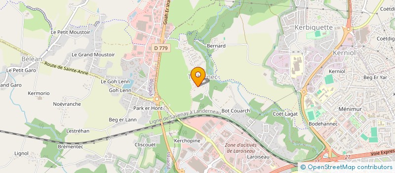 localisation de l'entreprise L'AOUBESSE à VANNES