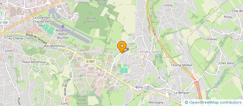 localisation de l'entreprise L'APACHERY  CRANVES-SALES