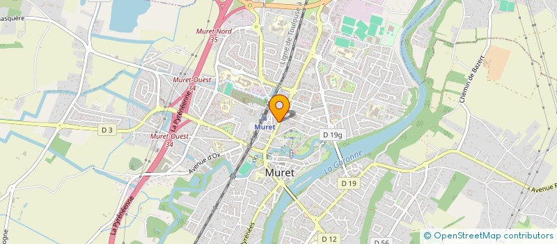 localisation de l'entreprise L APARTE COIFFURE  MURET