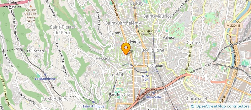 localisation de l'entreprise L'APERCU AVANT IMPRESSION à NICE