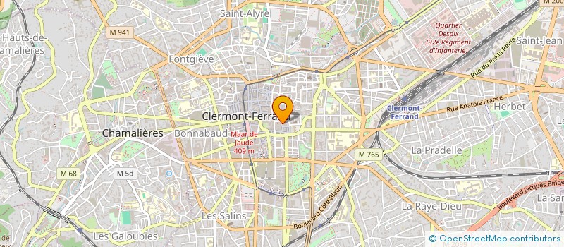 localisation de l'entreprise L'APERETIK  CLERMONT-FERRAND