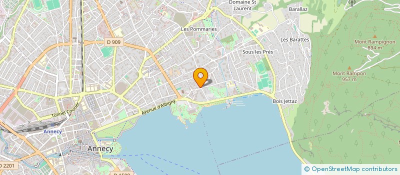 localisation de l'entreprise L'APERITIVO à ANNECY