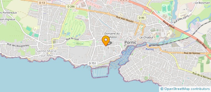 localisation de l'entreprise L APHRODITE  PORNIC