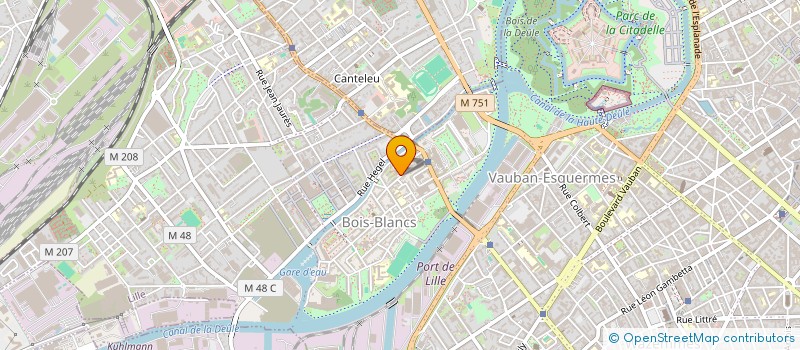 localisation de l'entreprise L*APHYLLANTHE à LILLE