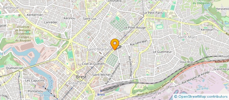 localisation de l'entreprise L'APOGEE à BREST