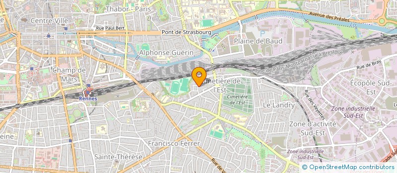 localisation de l'entreprise L'APOSTROPHE  RENNES