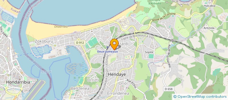 localisation de l'entreprise L APOSTROPHE à HENDAYE