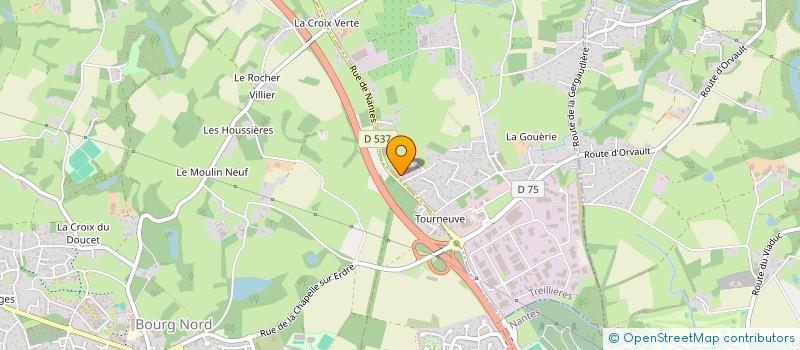 localisation de l'entreprise L'APOTHEOSE  TREILLIERES