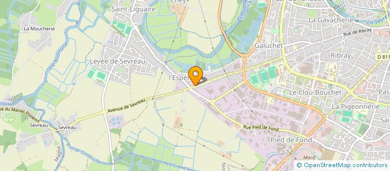 localisation de l'entreprise L'APOTHICAIRERIE  NIORT