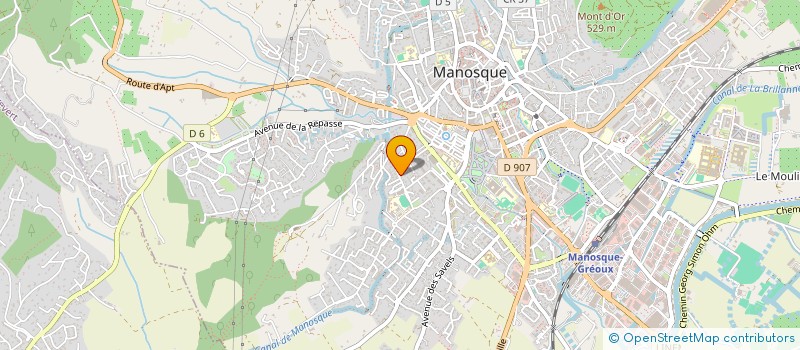 localisation de l'entreprise L'APOTHICARIUM  MANOSQUE