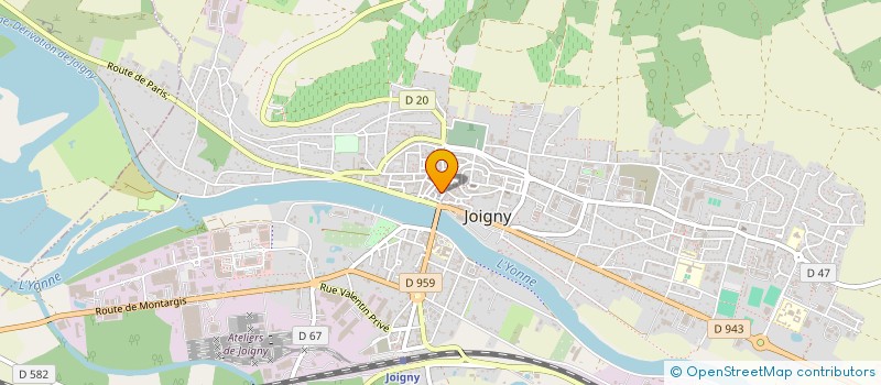 localisation de l'entreprise L'APP'ART A JOIGNY à JOIGNY