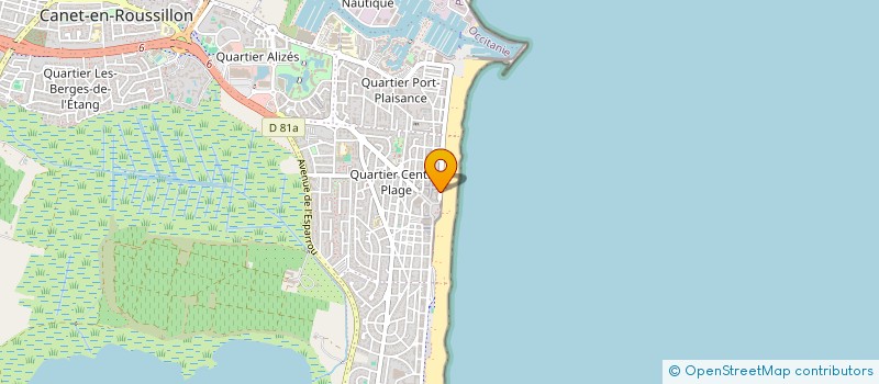 localisation de l'entreprise L'APPALOOSA  CANET-EN-ROUSSILLON