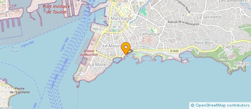 localisation de l'entreprise L'APPAREMMENT PUB  TOULON