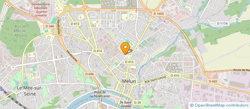 localisation de l'entreprise L'APPART à MELUN