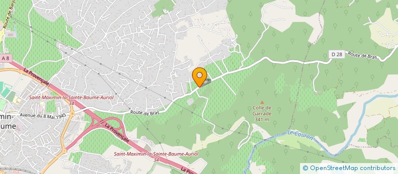 localisation de l'entreprise L'APPART DES FAMILLES à SAINT-MAXIMIN-LA-SAINTE-BAUME