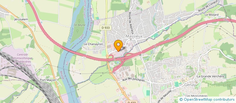 localisation de l'entreprise L'APPART MASSIEUX à MASSIEUX