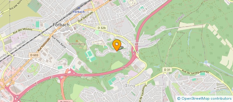 localisation de l'entreprise L'APPART'MENT  FORBACH