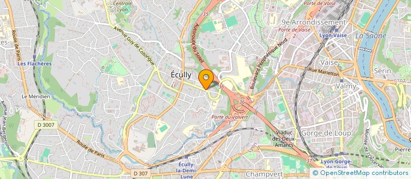 localisation de l'entreprise L'APPARTEMENT - LES EMPLETTES à ECULLY