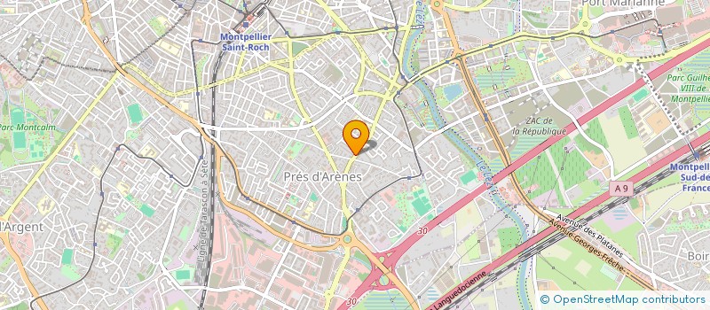 localisation de l'entreprise L'APPEAU'STROPHE à MONTPELLIER