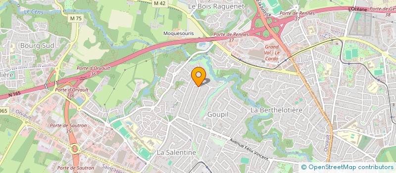 localisation de l'entreprise L'APPEL DE LA BIERE à ORVAULT