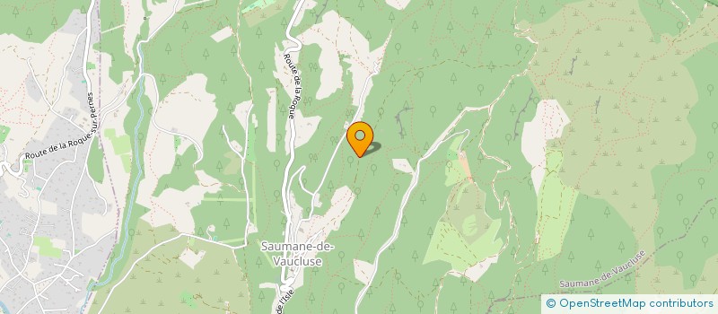 localisation de l'entreprise L'APPEL DE LA FORET  SAUMANE-DE-VAUCLUSE
