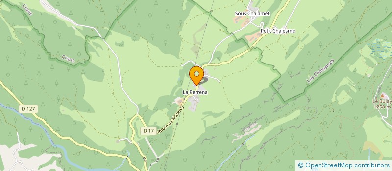 localisation de l'entreprise L'APPEL DE LA FORET  LES PLANCHES-EN-MONTAGNE