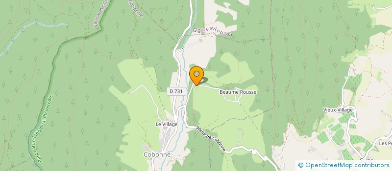 localisation de l'entreprise L'APPEL DE LA GRENOUILLE  COBONNE