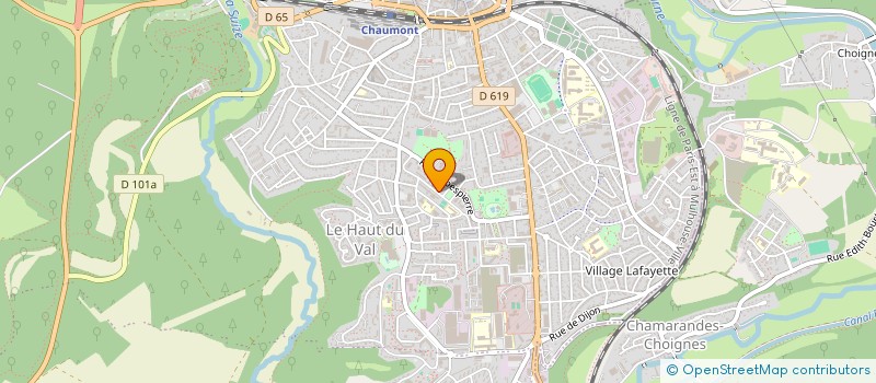 localisation de l'entreprise L APPEL DE LA HAUTE MARNE à CHAUMONT