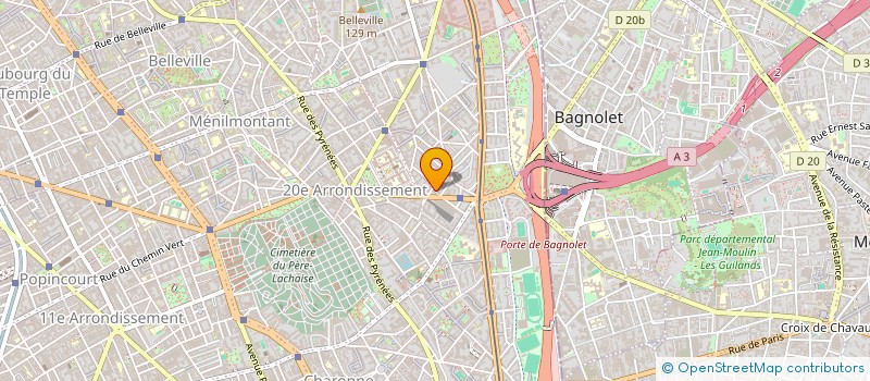 localisation de l'entreprise L'APPEL DE LA LUNE  PARIS