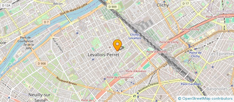 localisation de l'entreprise L'APPEL DES SENS à LEVALLOIS-PERRET
