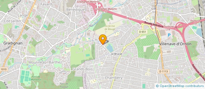 localisation de l'entreprise L'APPEL DU GRAND LARGE  VILLENAVE-D'ORNON