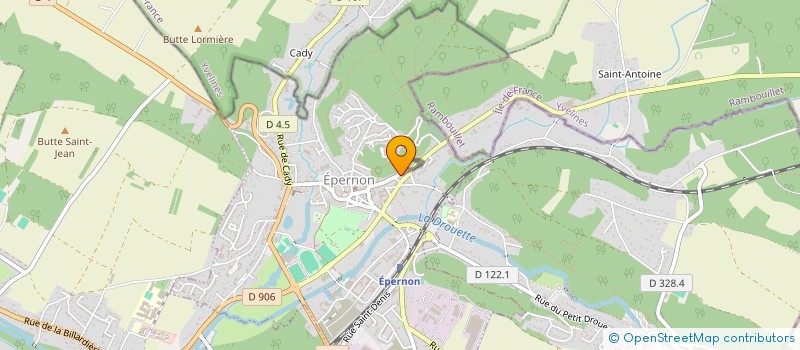localisation de l'entreprise L'APPRENTEAM à EPERNON