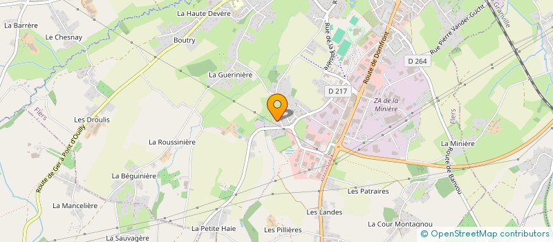 localisation de l'entreprise L'APPUI D'ETIENNE à FLERS
