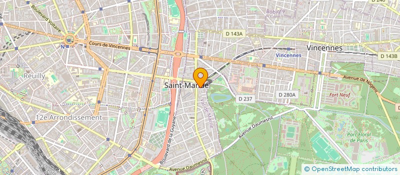localisation de l'entreprise L'APPUI-MAIN à SAINT-MANDE