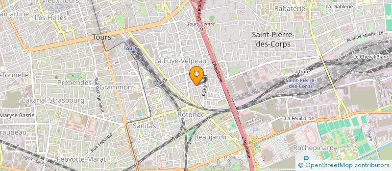 localisation de l'entreprise L'APPUI-TETE à TOURS