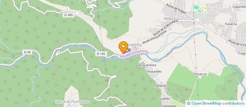localisation de l'entreprise L'APPUNTAMENTU à PRUNELLI-DI-FIUMORBO