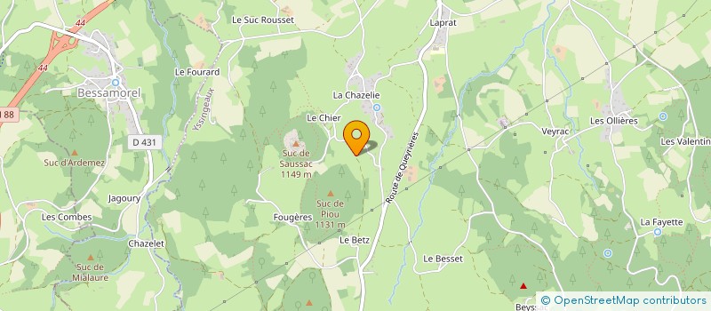 localisation de l'entreprise L'APTOISE  LAPTE