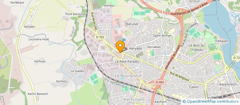 localisation de l'entreprise L'AQUA CROQ à LORIENT