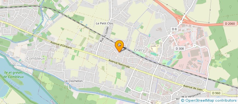 localisation de l'entreprise L'AQUACIENNE à CHECY
