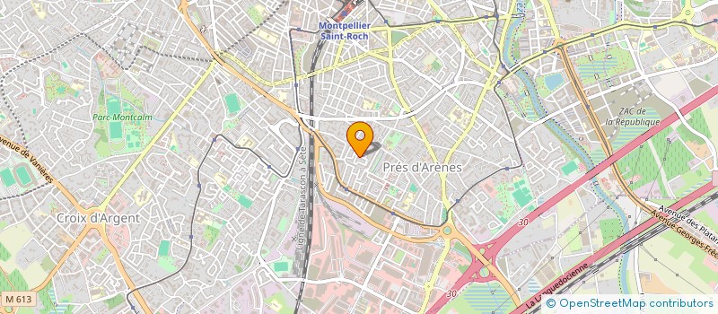 localisation de l'entreprise L'AQUANAUTE CLUB DE SPORTS SUBAQUATIQUES à MONTPELLIER