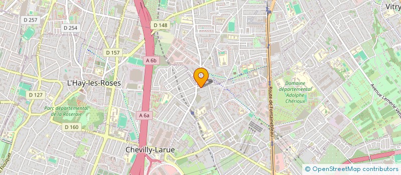 localisation de l'entreprise L'AQUARELLE  L'HAY-LES-ROSES