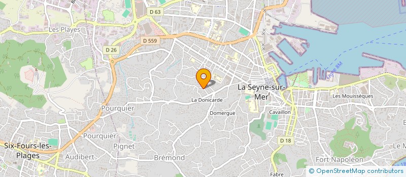 localisation de l'entreprise L'AQUARELLE à LA SEYNE-SUR-MER