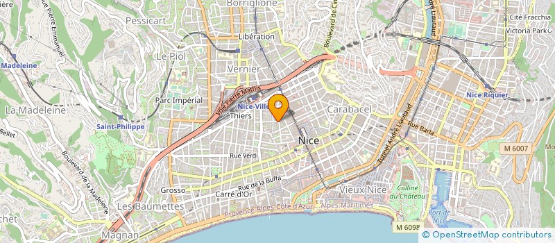 localisation de l'entreprise L'AQUATIC à NICE