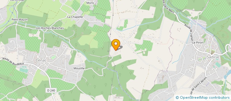 localisation de l'entreprise L'AQUITAINE DE RESTAURATION à LIGNAN-DE-BORDEAUX