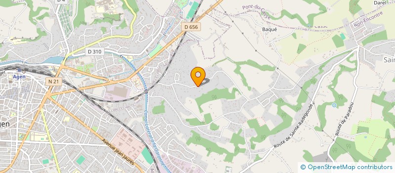 localisation de l'entreprise L'AQUITAINE DU BATIMENT à BON-ENCONTRE