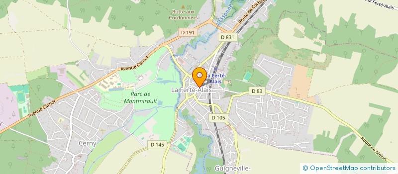 localisation de l'entreprise L'AR DU JARDIN  LA FERTE-ALAIS